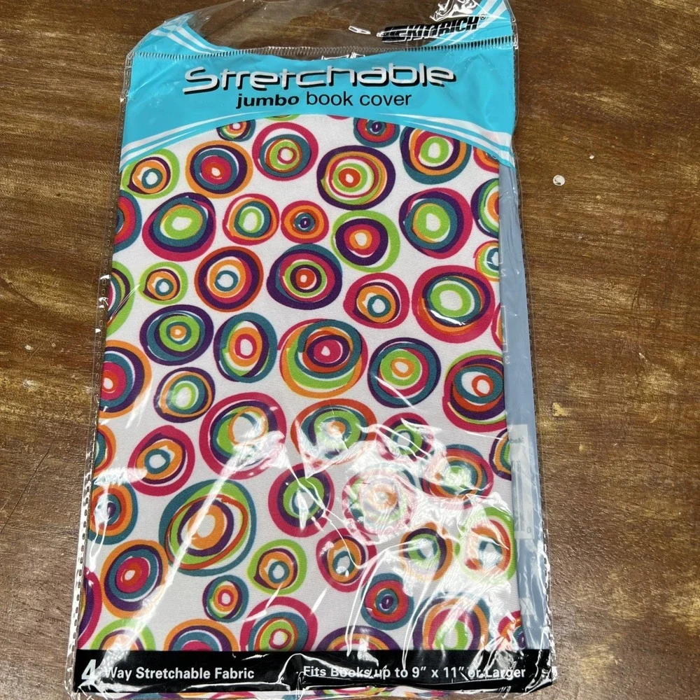 KITTRICH - Stretchable Fabric Book Covers Jumbo Size - 8'x10' or larger